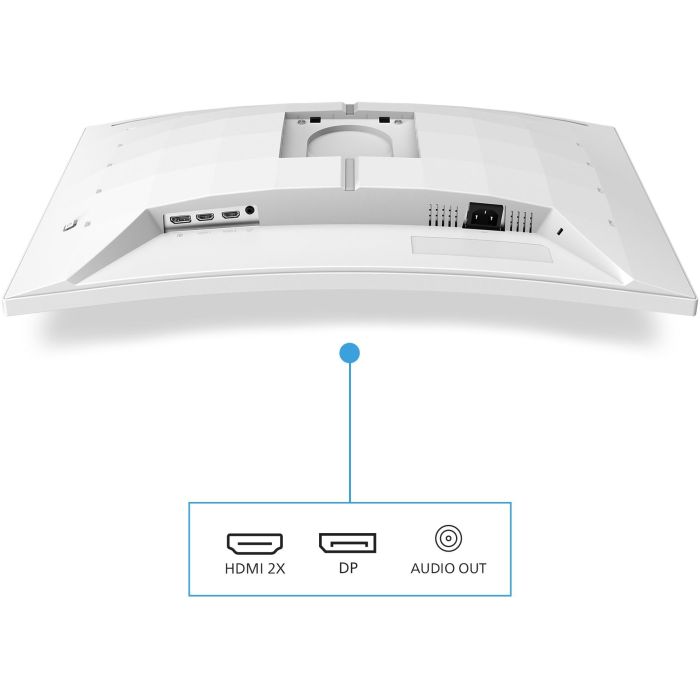 Philips 27M2C5501 Monitor Curvo de 27" Quad HD (2560x1440) Fast VA 180Hz 1ms Blanco para Gaming 10