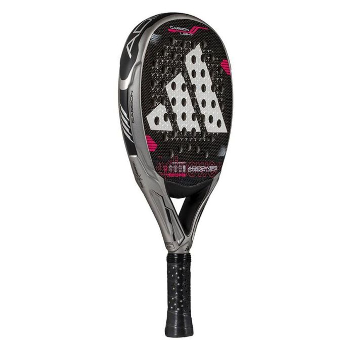 Pala de Pádel Adidas Adipower Carbon Light Rosa Plástico 5 Pala de Pádel Adidas Adipower Carbon Light Rosa Plástico 5