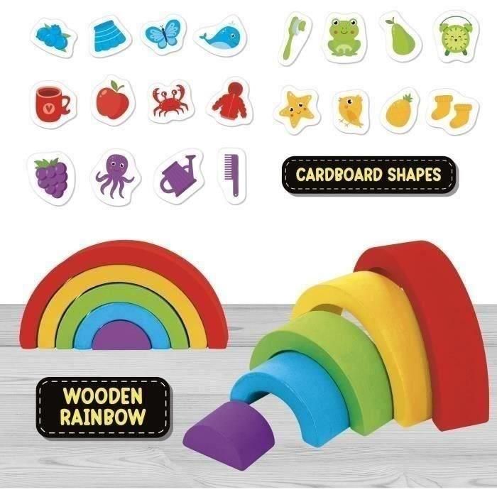 Arco iris de madera - LISCIANI - Estimula la visión y la sensibilidad al color 1 Arco iris de madera - LISCIANI - Estimula la visión y la sensibilidad al color 1
