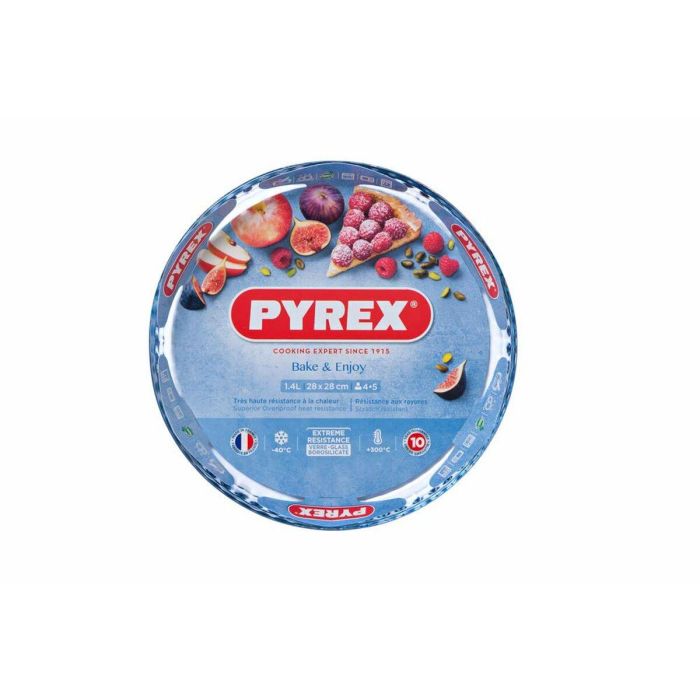 Pyrex Molde Tarta Hondo Vidrio Borosilicato Cook&Enjoy 26x26x6 cm - Horno, Microondas, Lavavajillas, Extra Resistente 2 Pyrex Molde Tarta Hondo Vidrio Borosilicato Cook&Enjoy 26x26x6 cm - Horno, Microondas, Lavavajillas, Extra Resistente 2