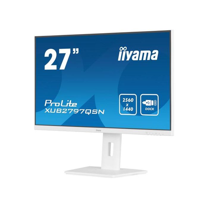 iiyama G-MASTER XUB2797QSN-W2 pantalla para PC 68,6 cm (27") 2560 x 1440 Pixeles 4K Ultra HD LED Blanco 4