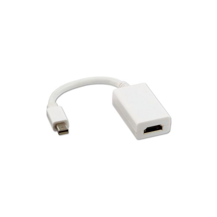 Nanocable 10.16.0102-W Conversor Mini DisplayPort (mDP) Macho a HDMI Hembra - Cable Adaptador 15cm Blanco Plug & Play Nanocable 10.16.0102-W Conversor Mini DisplayPort (mDP) Macho a HDMI Hembra - Cable Adaptador 15cm Blanco Plug & Play