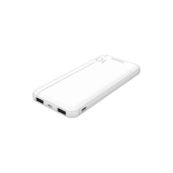 Powerbank 10000mAh Philips DLP1810NW/62/ Blanca