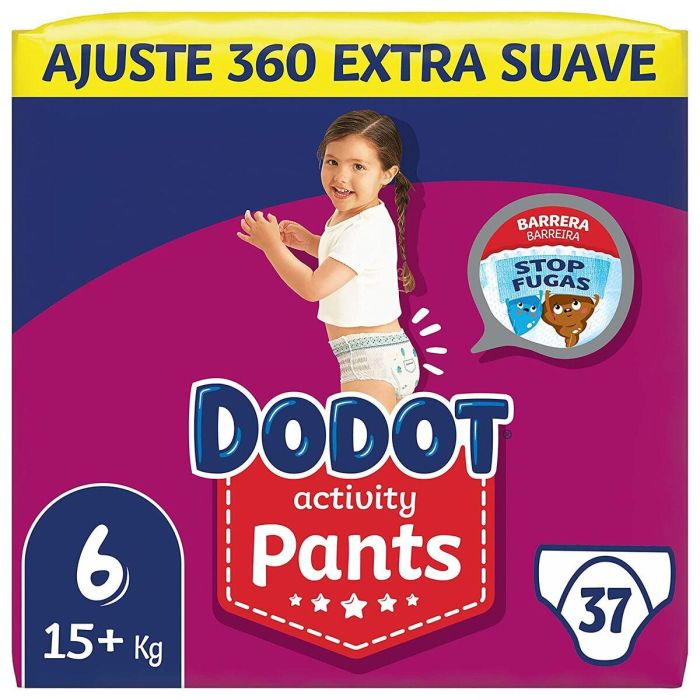 Dodot Pants Activity Talla 6 Pañal-Braguita 15 - + Kg