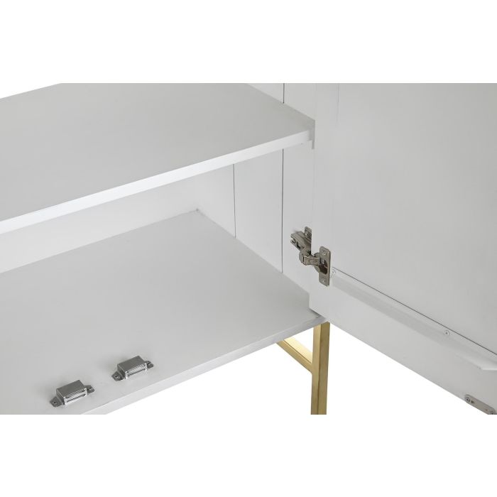 DKD Home Decor Buffet Moderno Cruz rombo Blanco Dorado 157 x 43 x 84 cm 4