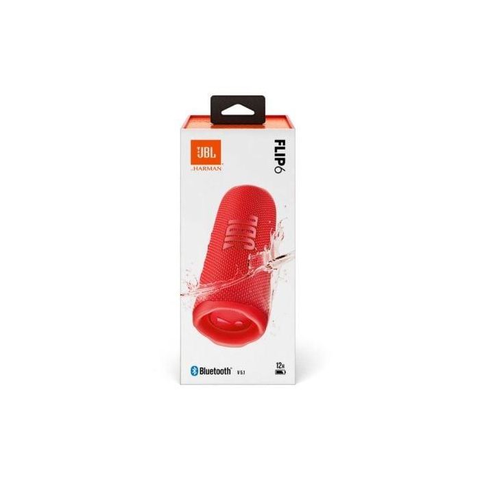 Altavoz con Bluetooth JBL FLIP 6/ 30W/ 1.0/ Rojo 4 Altavoz con Bluetooth JBL FLIP 6/ 30W/ 1.0/ Rojo 4