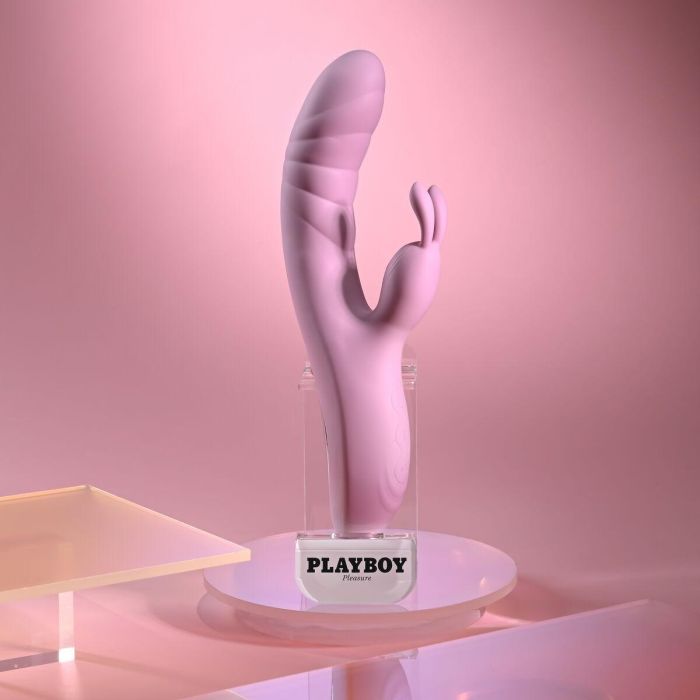 Vibrador Doble Estimulación Evolved Playboy Rosa 11 Vibrador Doble Estimulación Evolved Playboy Rosa 11