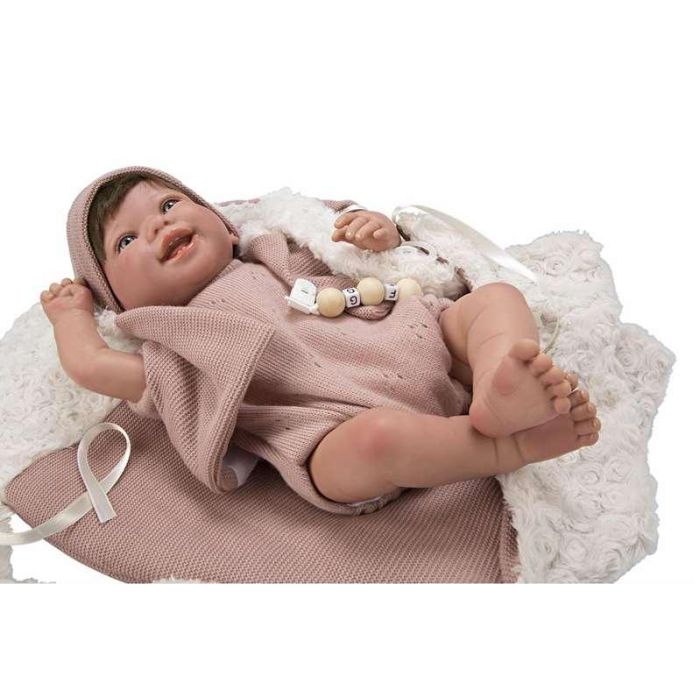 Muñeca reborn arias 45 cm gimena c/saco portabebe 11 Muñeca reborn arias 45 cm gimena c/saco portabebe 11