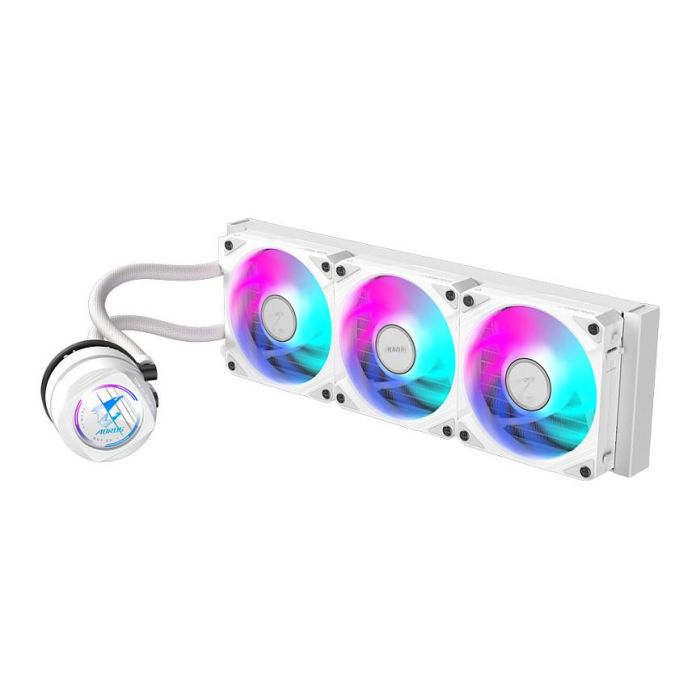 GIGABYTE Refrigeración Líquida AIO AORUS WATERFORCE II 360 ICE para CPU - Radiador 360mm, 3 Ventiladores ARGB 120mm, Intel LGA 1700 y AMD AM5