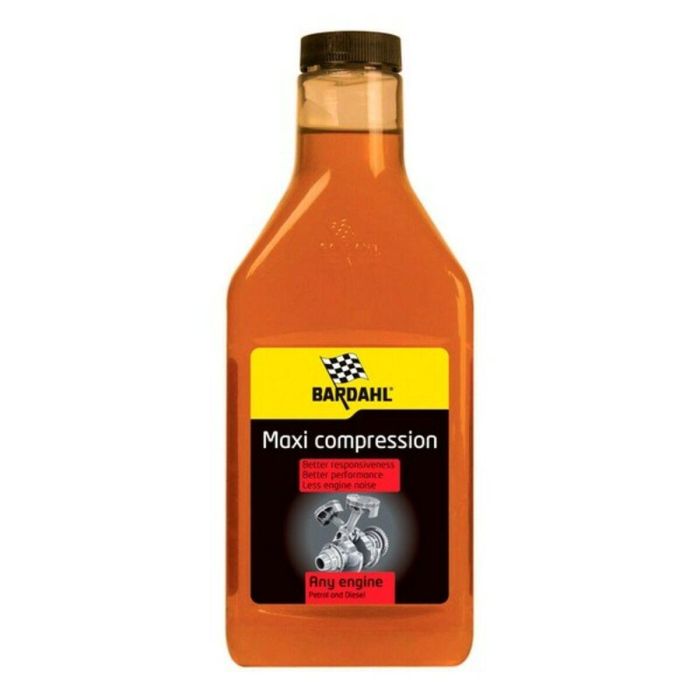 Bardahl BARD1030B Aditivo Maxi Compresión para Motor Alto Kilometraje, Detiene Fugas de Aceite y Reduce Consumo 500 mL