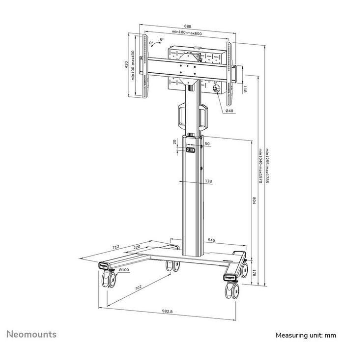 Soporte TV Neomounts FL50S-825BL1 37" 70 Kg 19 Soporte TV Neomounts FL50S-825BL1 37" 70 Kg 19