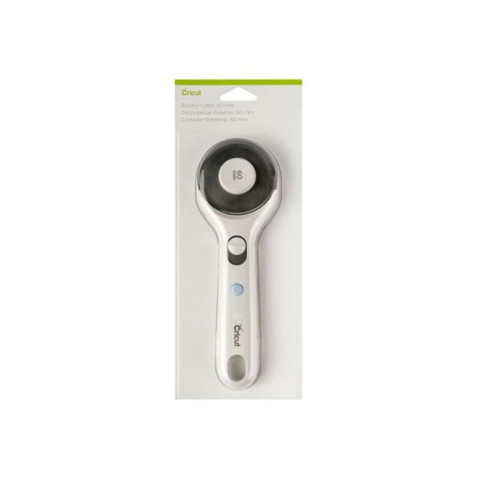 Cricut 2004670 Cortador Giratorio - Acero Inoxidable, Mando Blanco, Disco 6 cm 1 Cricut 2004670 Cortador Giratorio - Acero Inoxidable, Mando Blanco, Disco 6 cm 1