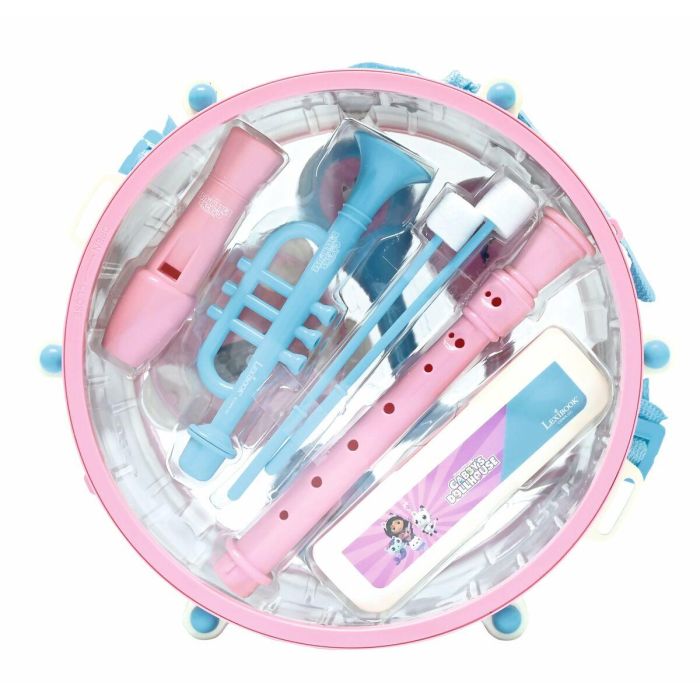 Lexibook Set musical Gabby y la Casa Mágica - 7 instrumentos - Almacenamiento en el tambor 3