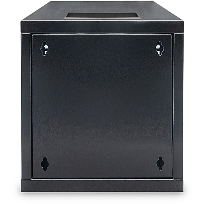 Digitus Armario mural 10" (254 mm) 6U, 312x300 mm (AnxP), negro, puerta de cristal, acero, capacidad 30 kg 4