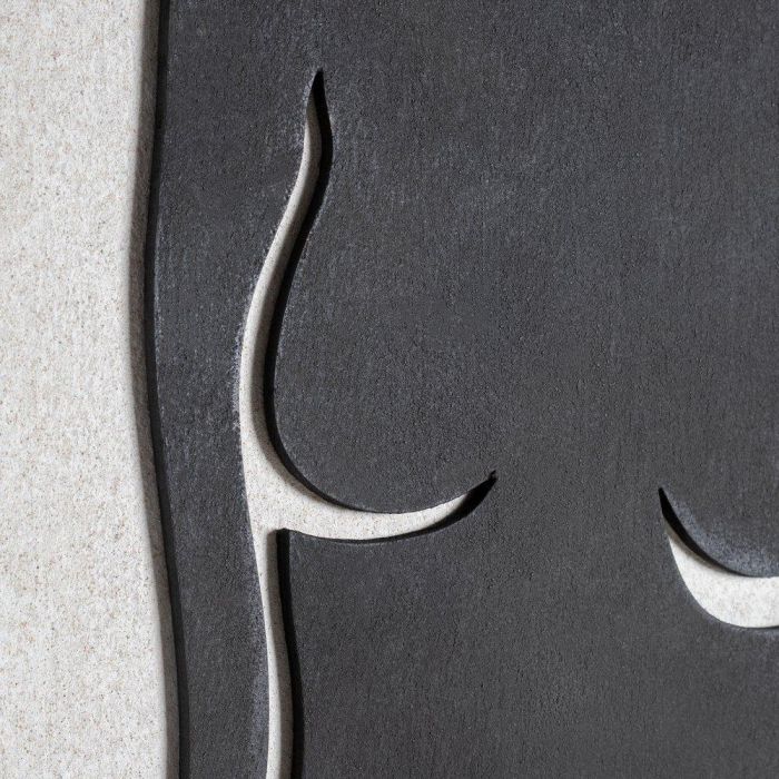 Cuadro Blanco-Negro Dm Decoración 80 X 5 X 120 cm