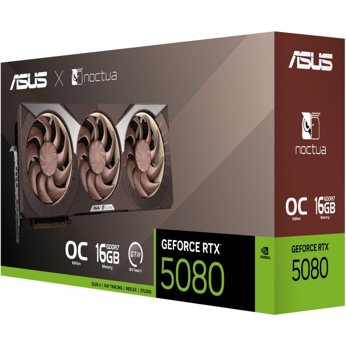 ASUS RTX5080-O16G-NOCTUA GeForce RTX 5080 16GB GDDR7 3 Ventiladores OC Edition 15