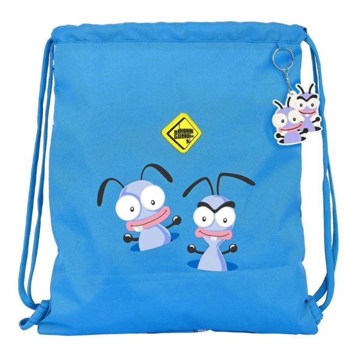 Bolsa Mochila con Cuerdas El Hormiguero Azul (35 x 40 x 1 cm)