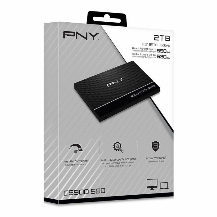 PNY PNY0751492636023 SSD Disco Duro Interno CS900 2 TB 2.5 Pulgadas 6