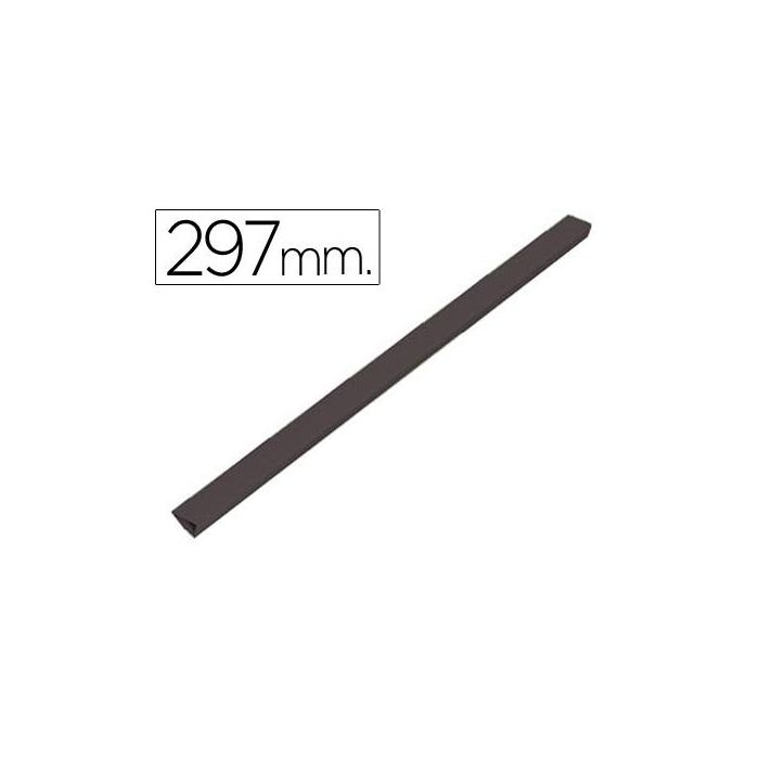Lomera Plastico Din A4 Negra Lomera Plastico Din A4 Negra