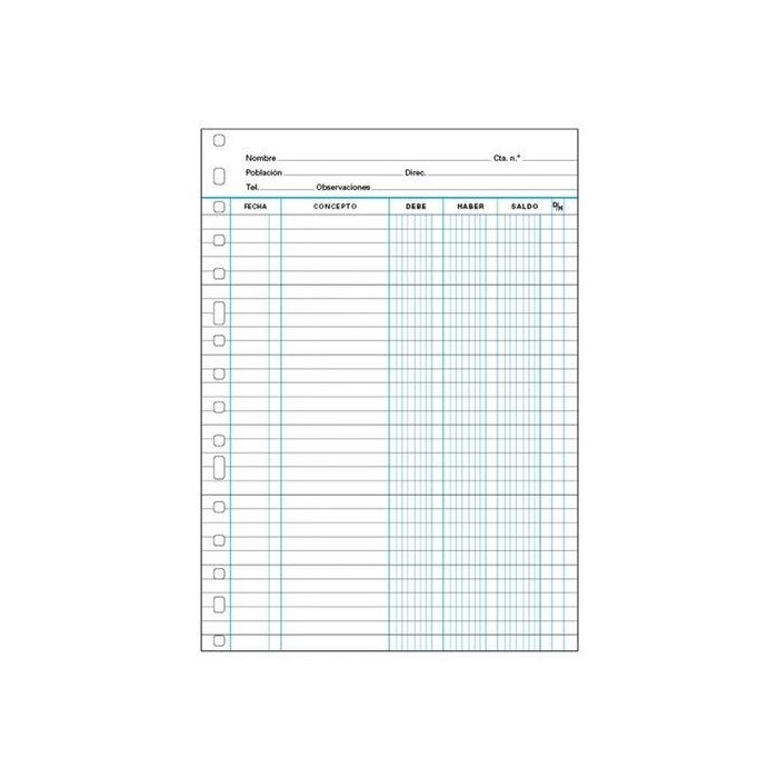 Recambio Multifin Fº 16 Anillas 3005 C/Corr