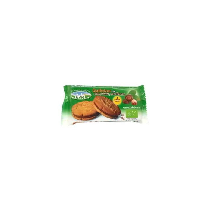 Galletas Con Chocolate Y Avellana 4Uds 70Gr. Bio Galletas Con Chocolate Y Avellana 4Uds 70Gr. Bio