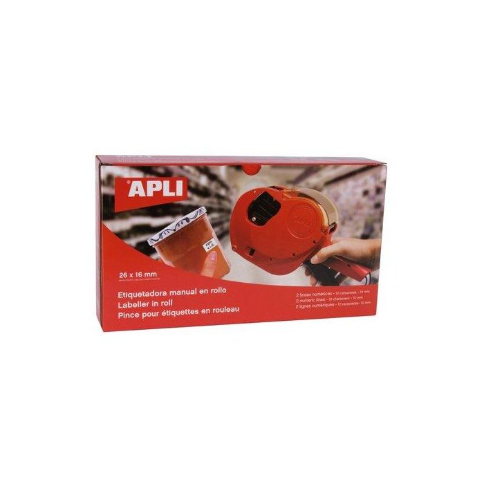 Apli Etiquetadora de Precios 2 Líneas 26x16 mm
