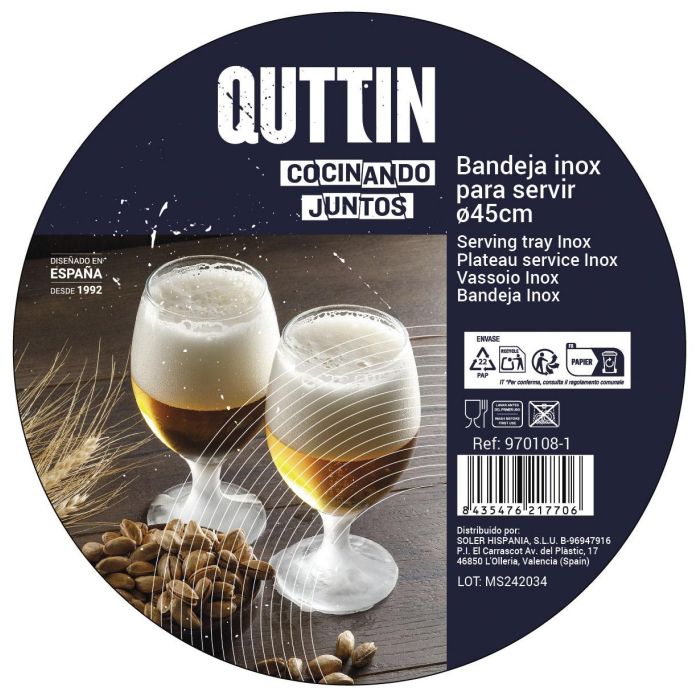 Bandeja para servir Quttin 45 cm (8 Unidades) 3