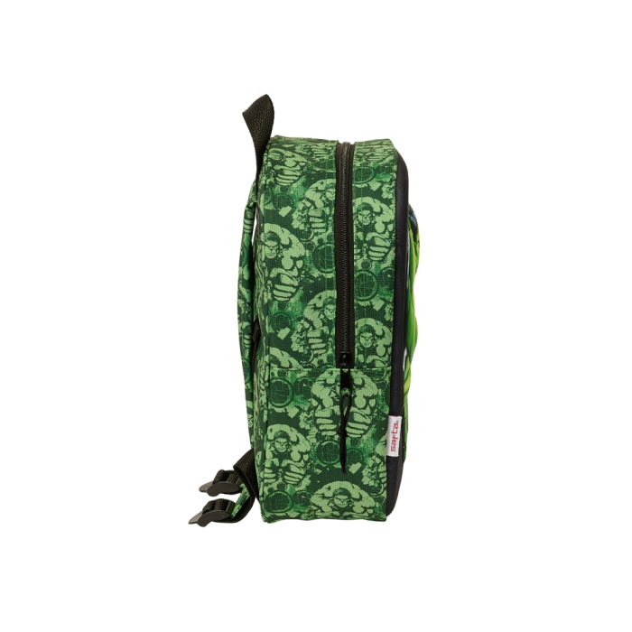 Safta Mochila Guardería 3D Bolsillo Red Hulk 22x27x10 cm 2