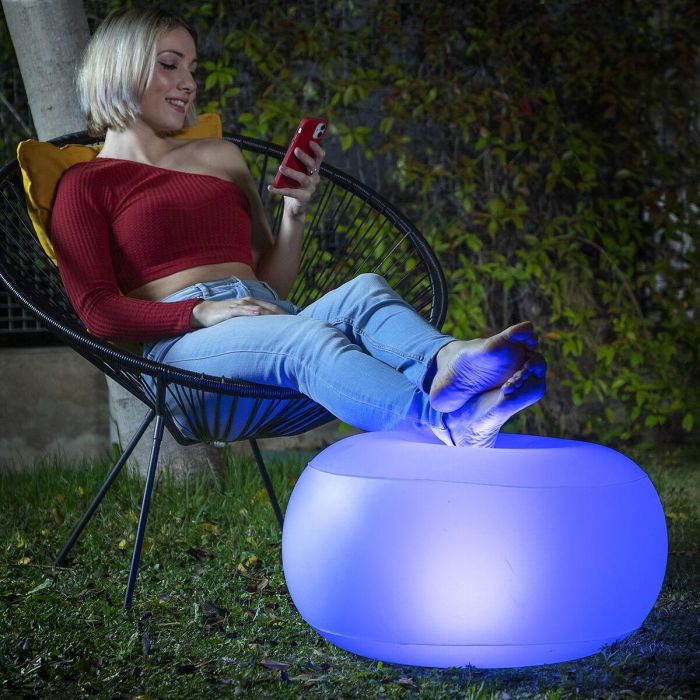 Asiento Hinchable con LED Multicolor y Mando a Distancia Pulight InnovaGoods 0 Asiento Hinchable con LED Multicolor y Mando a Distancia Pulight InnovaGoods 0