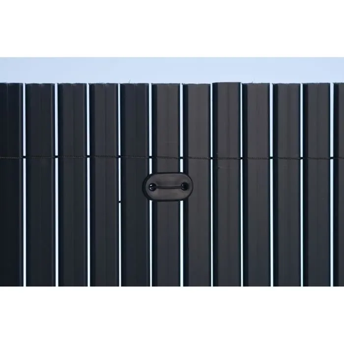 Nature Conjunto 26 Rejillas Fijación Pantallas Canales Gris Antracita 14cm