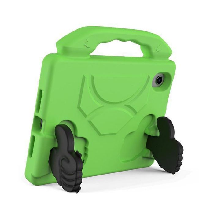 eSTUFF Funda HANDY a prueba de golpes para niños con soporte, iPad Mini 7/6, EVA flexible y no tóxica, Verde 0 eSTUFF Funda HANDY a prueba de golpes para niños con soporte, iPad Mini 7/6, EVA flexible y no tóxica, Verde 0