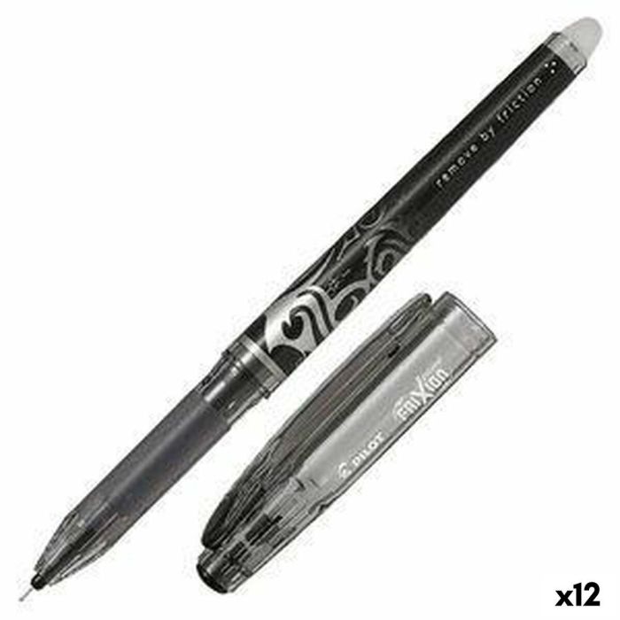 Boligrafo Pilot Frixion Point Punta De Aguja Color Negro 12 unidades Boligrafo Pilot Frixion Point Punta De Aguja Color Negro 12 unidades