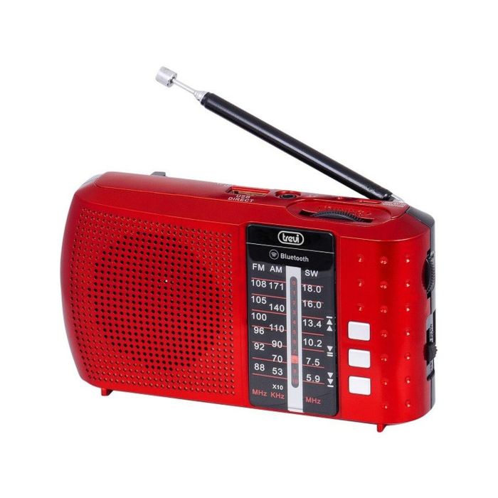 Radio Portátil Bluetooth Trevi RA 7F20 BT Rojo FM/AM/SW