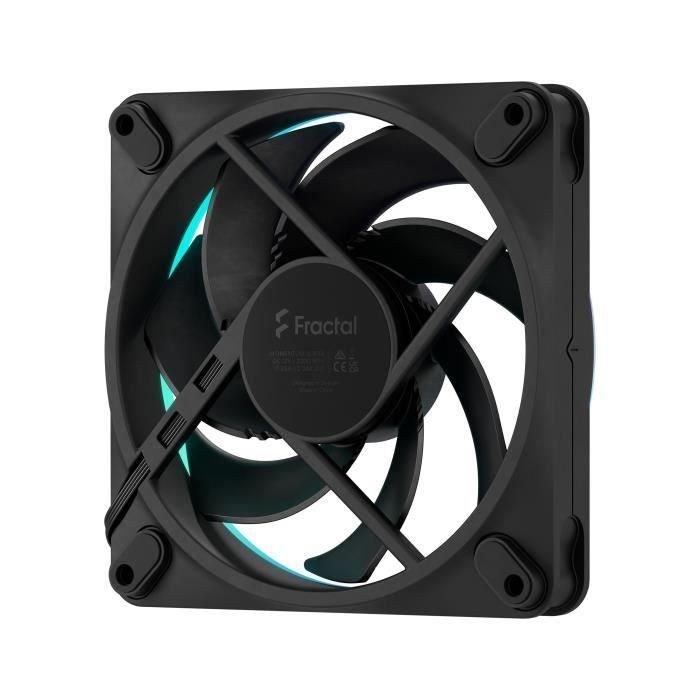 Fractal Design FRA7340172708926 Ventilador para PC Momentum 12 RGB, 3 Paquetes, FDB, Anillo de Luz ARGB Gen 2, Control PWM 5