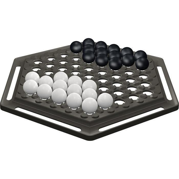 Asmodee Abalone Nueva Edición - Clásico Atemporal Juego de Mesa de Estrategia para 2 Jugadores | Empuja Bolas del Tablero, Rápido de Aprender 2