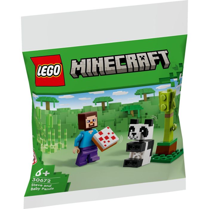 LEGO 30672 Minecraft Steve mit Baby-Panda (Polybag) 3 LEGO 30672 Minecraft Steve mit Baby-Panda (Polybag) 3