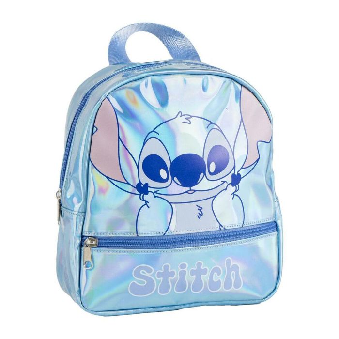 Mochila Casual Stitch Azul 23 x 22 x 8 cm