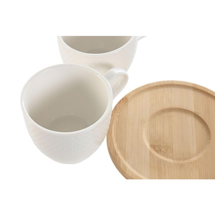 Cafe Basicos DKD Home Decor Blanco Natural 8 x 7 x 11 cm Set de 6 2 Cafe Basicos DKD Home Decor Blanco Natural 8 x 7 x 11 cm Set de 6 2