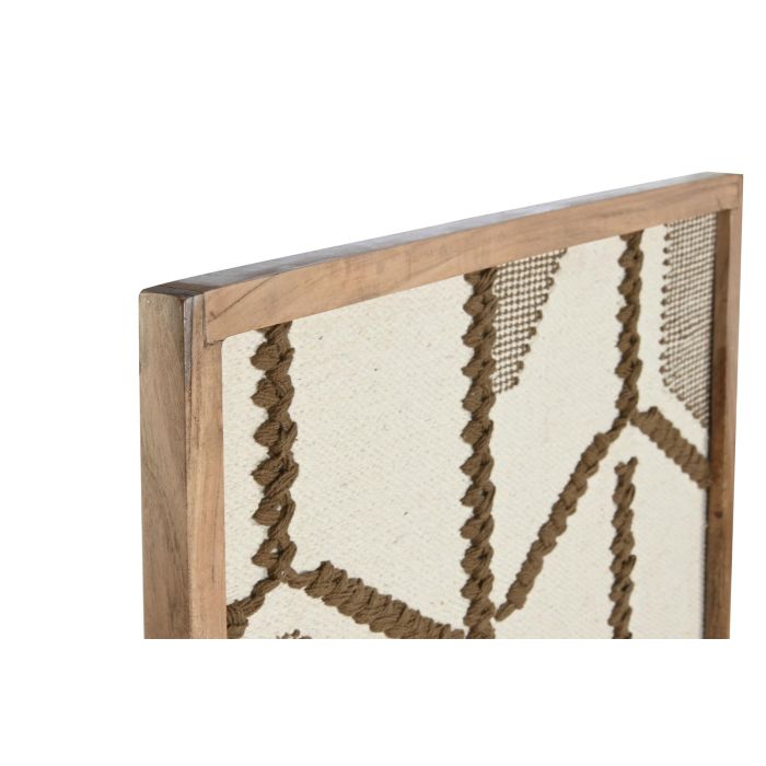 Cuadro Boho DKD Home Decor Beige Natural 3 x 90 x 60 cm (2 Unidades) 2 Cuadro Boho DKD Home Decor Beige Natural 3 x 90 x 60 cm (2 Unidades) 2