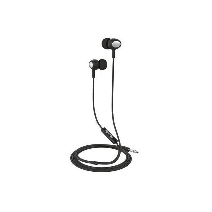 Celly Auricular Jack 3.5 Setereo Con Microfono Negro Celly Auricular Jack 3.5 Setereo Con Microfono Negro