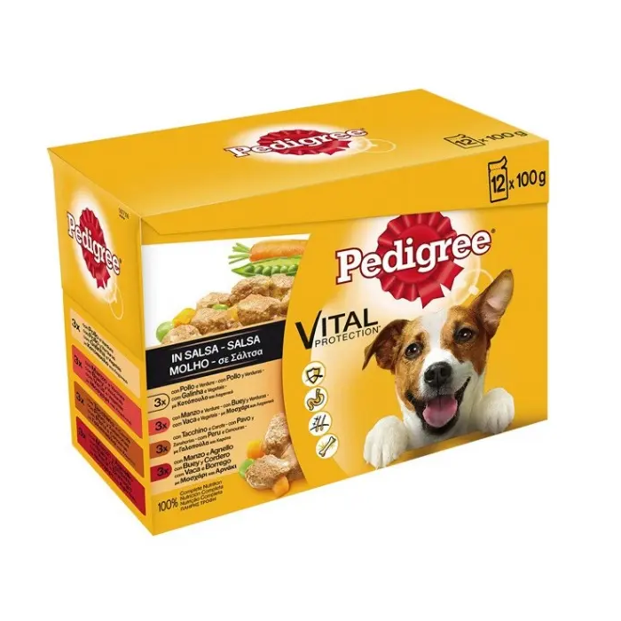 Pedigree Bolsitas 12Pack Salsa Mixto 4x12x100