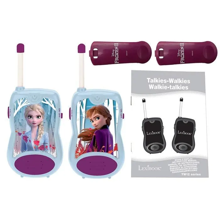 Lexibook REINA DE NIEVE - Par de 2 Walkie-Talkies Infantiles con Elsa, Anna y Olaf, Alcance 100 m 1 Lexibook REINA DE NIEVE - Par de 2 Walkie-Talkies Infantiles con Elsa, Anna y Olaf, Alcance 100 m 1