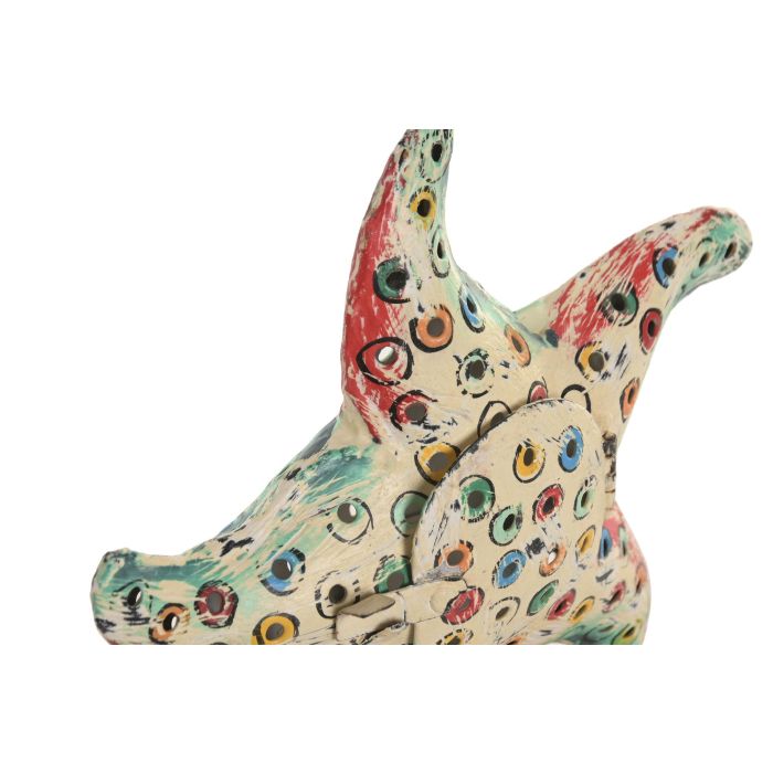 Decoracion Mediterraneo DKD Home Decor Blanco Multicolor 8 x 25 x 22 cm (2 Unidades) 1 Decoracion Mediterraneo DKD Home Decor Blanco Multicolor 8 x 25 x 22 cm (2 Unidades) 1