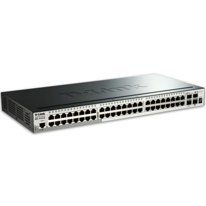 D - link Switch Gestionable 48 Puertos Gigabit Ethernet 4 Ranuras SFP+ Montaje en Rack L3 176 Gbps Negro 1