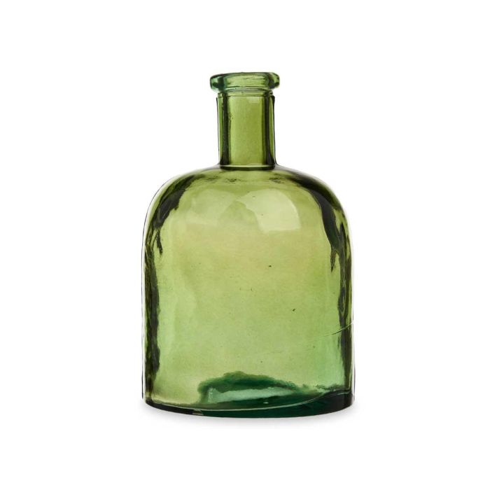 Botella Decorativa Vidrio Ancha Verde Giftdecor 15X23CM (6 Unidades) 2 Botella Decorativa Vidrio Ancha Verde Giftdecor 15X23CM (6 Unidades) 2
