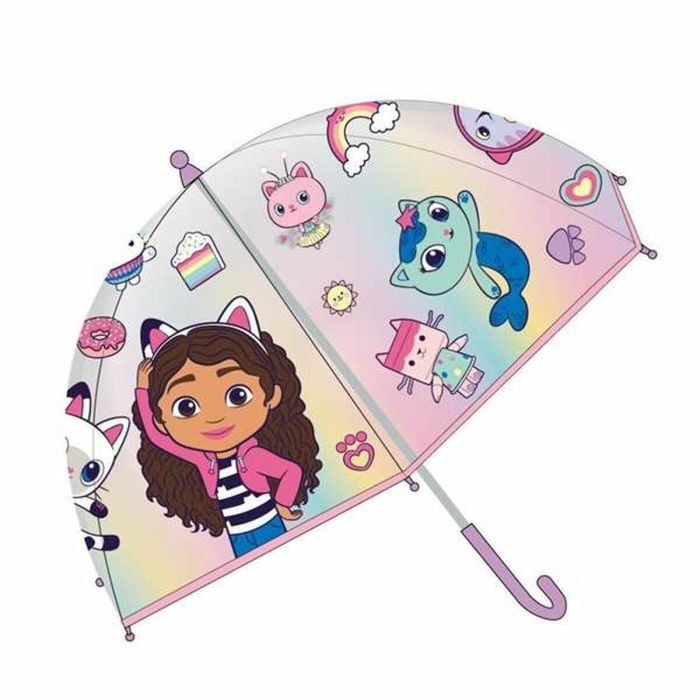 Paraguas manual burbuja la casa de gabby 45 cm 1