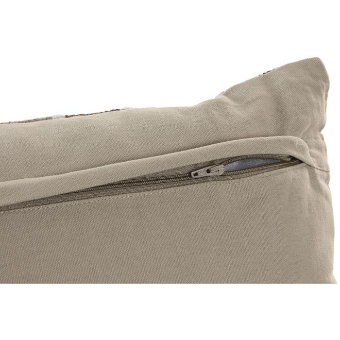 Cojin Tradicional DKD Home Decor Gris Claro 30 x 50 cm (2 Unidades) 3