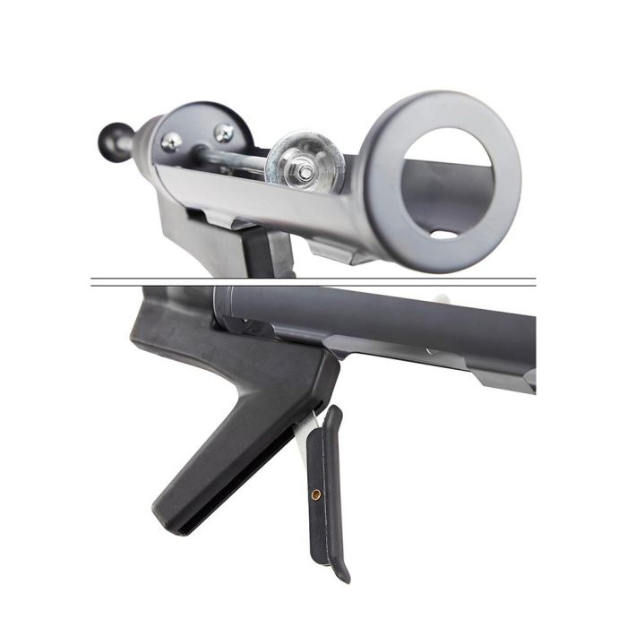 Probuilder Pistola profesional para tubos de silicona, Metal, Negro 1 Probuilder Pistola profesional para tubos de silicona, Metal, Negro 1