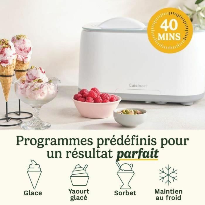 Cuisinart ICE90E Heladera 100 W 950 ml Blanca 4