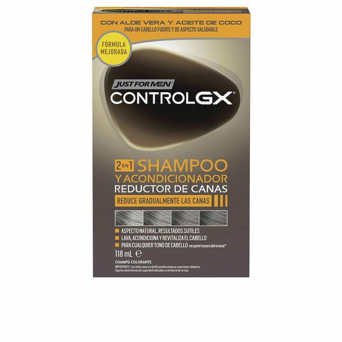 Just For Men Control Gx Champú Reductor De Canas Con Acondicionador